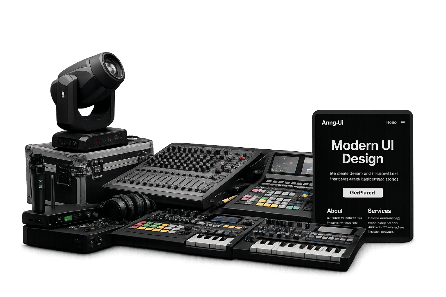 Responsive design illustration